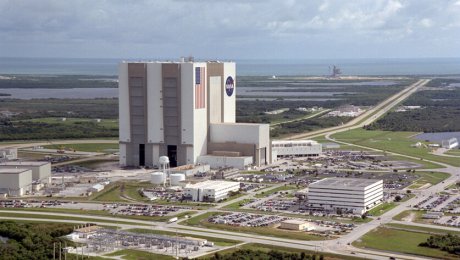 Aerial View of Launch Complex by NASA is used under public domain