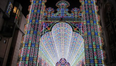 Light Cathedral by Zeisterre licensed under the terms of CC BY-SA 3.0