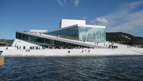 Oslo's Opera House by VisitOSLO is licensed under CC BY 2.0